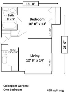 Culpepper Garden I Floor Plan