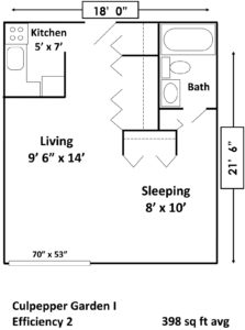 Culpepper Garden Efficiency Apartment