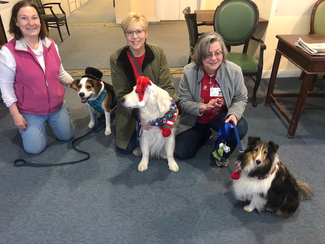 Dogs Volunteering at Culpepper Garden