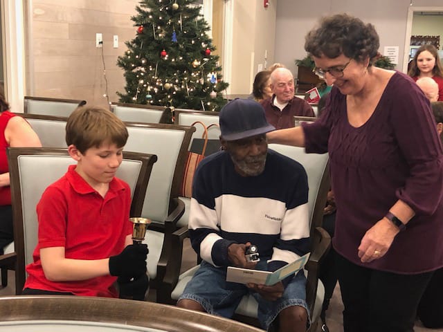 Christmas Volunteers at Culppper Garden
