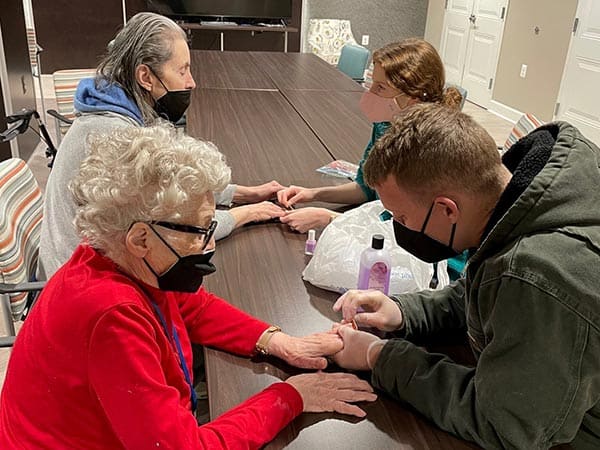 Nail Polishing at Culpepper Garden